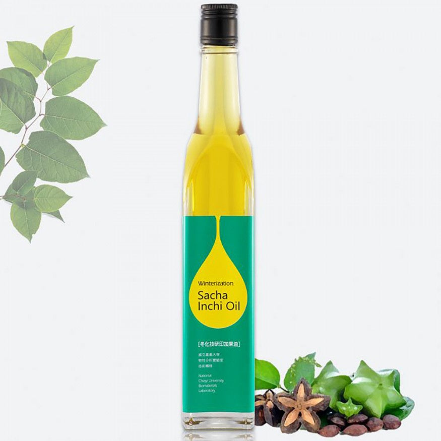 TAIWAN PREMIUM SACHA INCHI OIL AWARD WINNING WINTERIZATION TECHONLOGY台湾顶级特佳印加果油 得奖冬化技术 纯净 高浓度400ml vegan