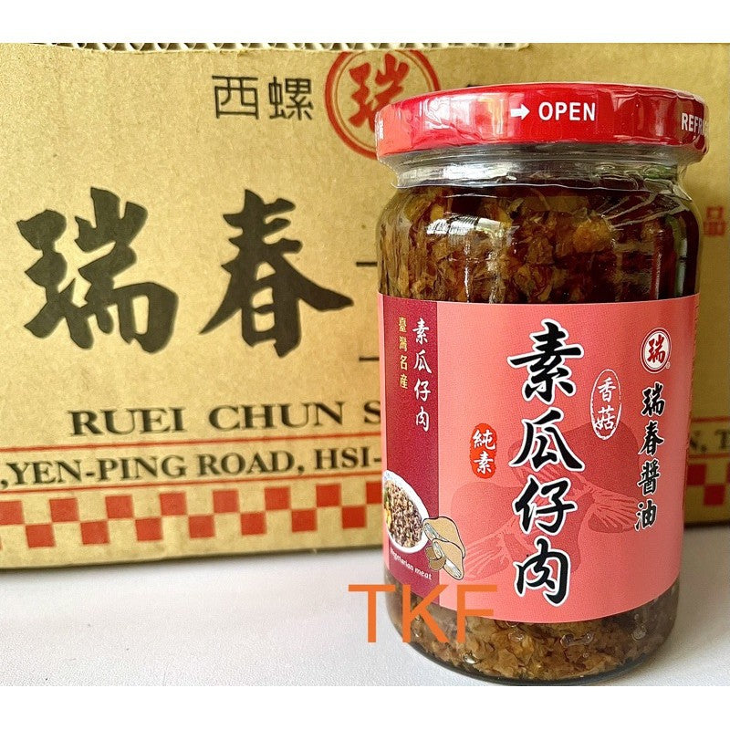 RUEI CHUN Vegetarian meat Sauce 瑞春酱油素瓜仔肉