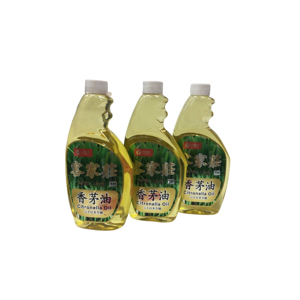 TAIWAN TOP GRADE CITRONELLA OIL500ml 台湾纯正客家庄AAA级香茅油驱虫防蚊辟邪