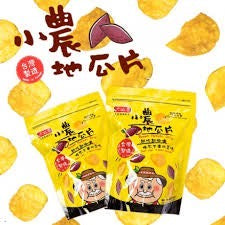 Taiwan famous Snack Sweet Potato Chip 120g x3 pkt bundle 太珍香小农地瓜片 120g