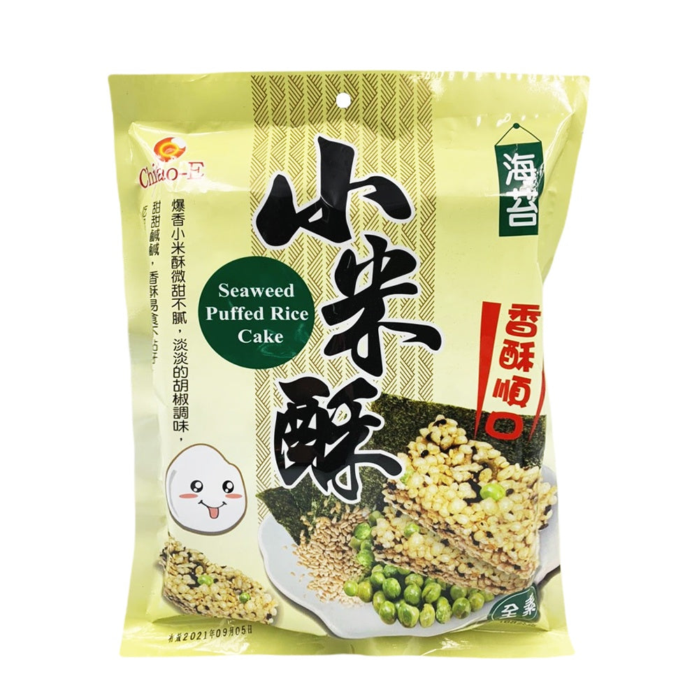 Taiwan Seaweed Millet Puff台湾海苔小米酥168g