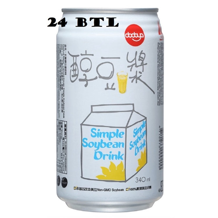 Taiwan Soybean Drink (24 cans) 台湾 纯豆浆 (6/12/24罐)