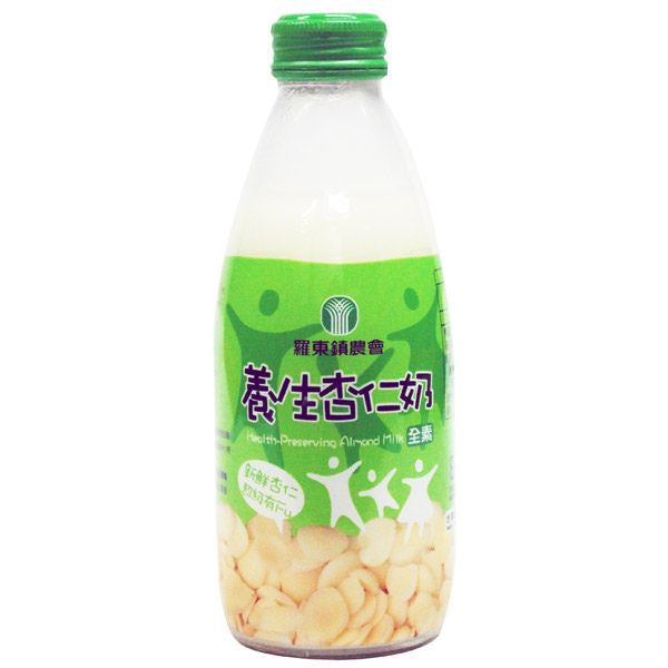 TAWIAN FARMER'S MARKET ALMOND DRINK 245ML 羅東鎮農會養生杏仁奶 245ML罐