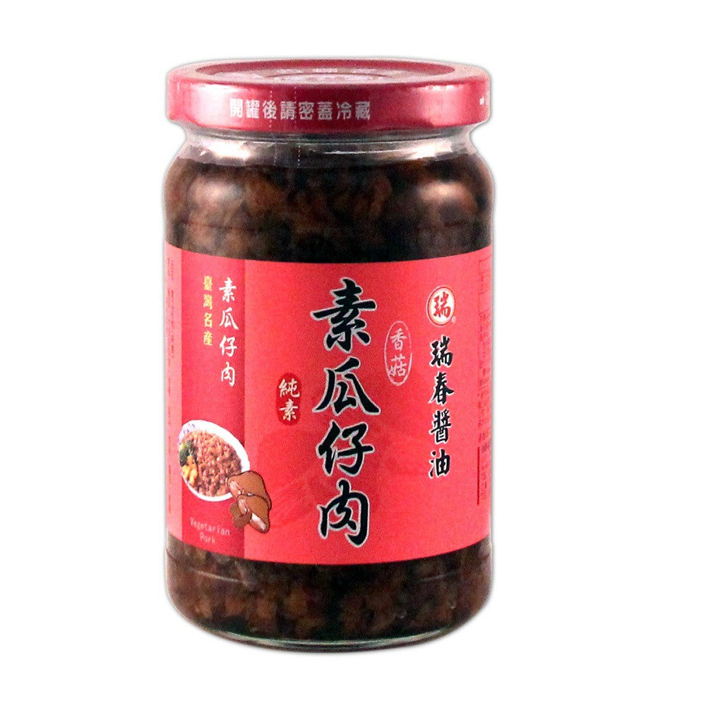 RUEI CHUN Vegetarian meat Sauce 瑞春酱油素瓜仔肉