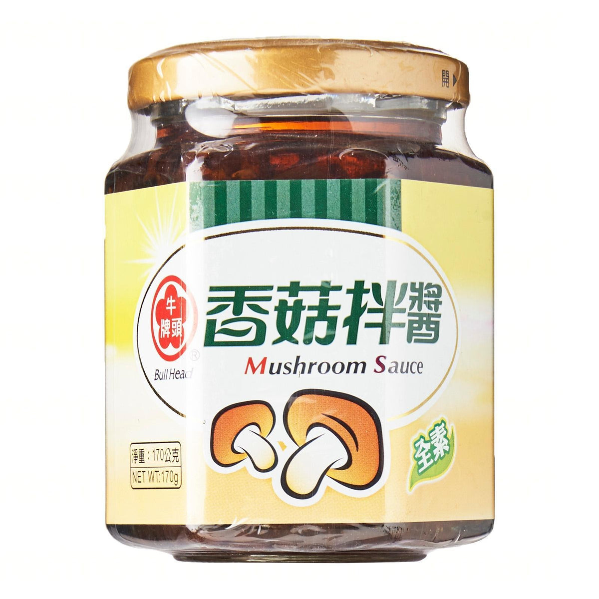 Bull Head Vegetarian Mushroom Sauce 台灣 素食香菇醬