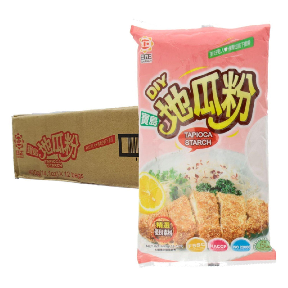 Sunright Tapioca Starch Flour – Case of 12 台灣 地瓜粉 箱購12入