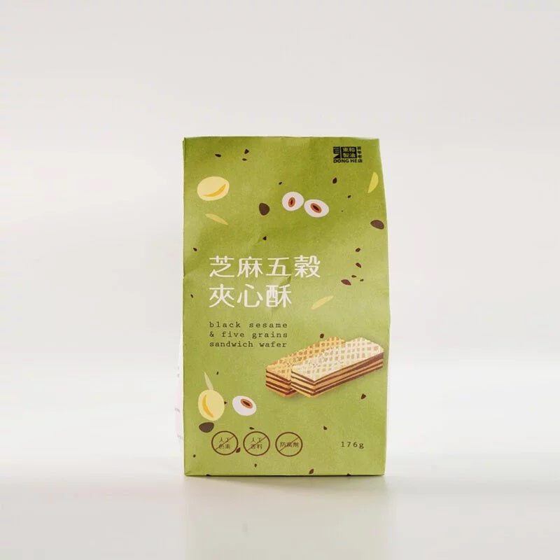 Taiwan Peanut/Sesame Producer for 100 years Peanut/Sesame/Grian Cracker 百年老店 浓 纯 香 东和花生/ 黑芝麻 /五谷 夾心酥 176g/袋