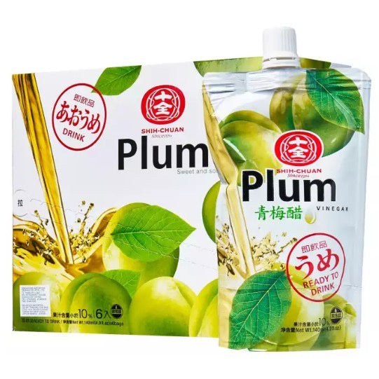 Taiwan Fruit Vinegar PLUM/APPLE/GRAPE/PEACH/PINEAPPLE (6 Packets Drink)