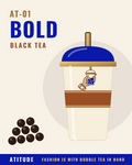 ATITUDE 态度 AT-01 BOLD 黑珍珠紅茶 500 ml 杯飲