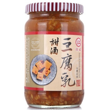 Taiwan Jiang Ji Fermented Beancurd (Rice) 台湾江記甜酒豆腐乳(300g)