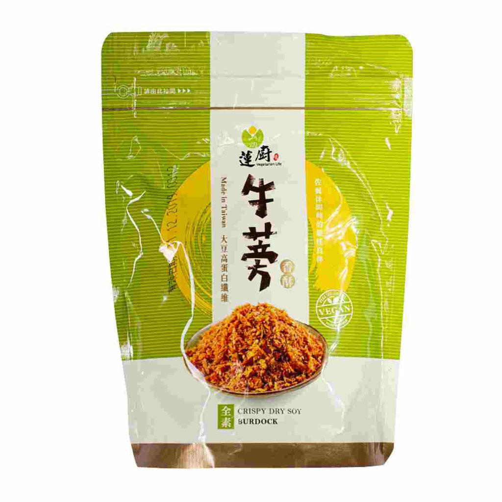 Vegan Crispy Dry Soy Seaweed Taste 蓮廚素（斋） 牛蒡/南瓜/鲁味 香酥 300g