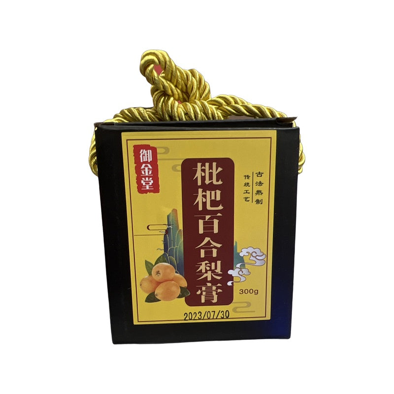 TAIWAN AUTHENTIC LOGUAT CREAM CONCENTRATE 100% PURE LOGUAT MEAT TRADITIONALLY METHOD 台湾正宗枇杷膏 止咳化痰润肺 300克