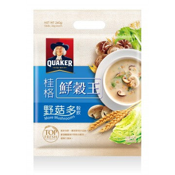 QUAKKER More Mushrooms 桂格 桂格鮮穀王-野菇多(10包/袋)