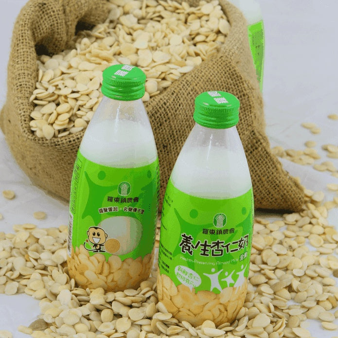 TAWIAN FARMER'S MARKET ALMOND DRINK 245ML 羅東鎮農會養生杏仁奶 245ML罐