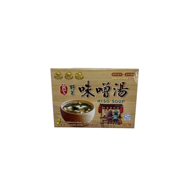 Taiwan Miso Soup Taiwan bestseller vegan 10pkts 台灣京工野菜味噌湯 素食，方便，10包入