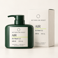 METABOLISM RESET AIR-02 Air Wash 5.2 250 mL · 瓶身與單品盒設計