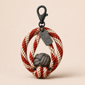 ROPE C-01 先接住你｜紅白編織情緒繩結掛件