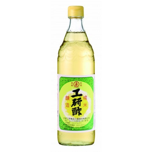 Taiwan Kong Yen Rice Vinegar 600ml 台湾工研白醋 600ml