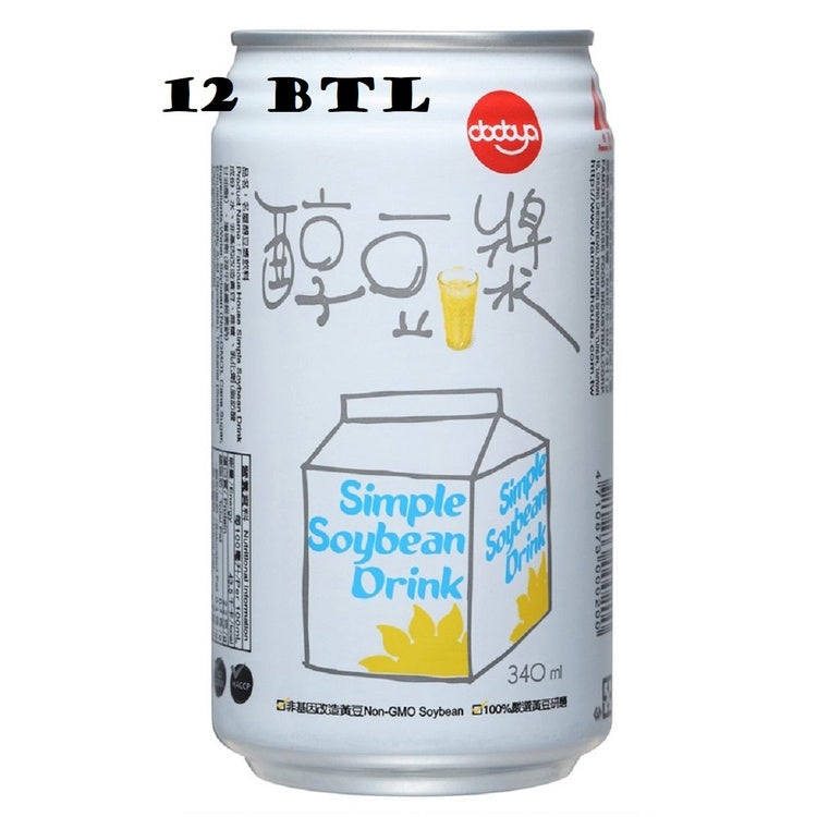 Taiwan Soybean Drink (24 cans) 台湾 纯豆浆 (6/12/24罐)