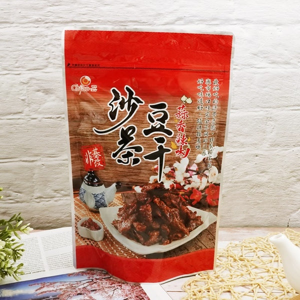 TAIWAN STYLE Chiao-E Spicy Dried Tofu DOUBO 350g巧益沙茶辣味豆干豆