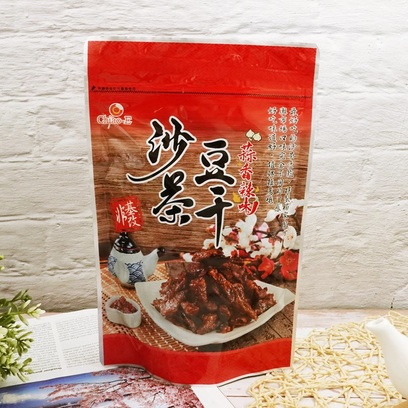 TAIWAN STYLE Chiao-E Spicy Dried Tofu DOUBO 350g巧益沙茶辣味豆干豆
