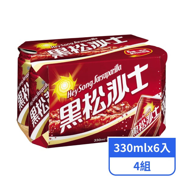 黑松沙士330mlx6