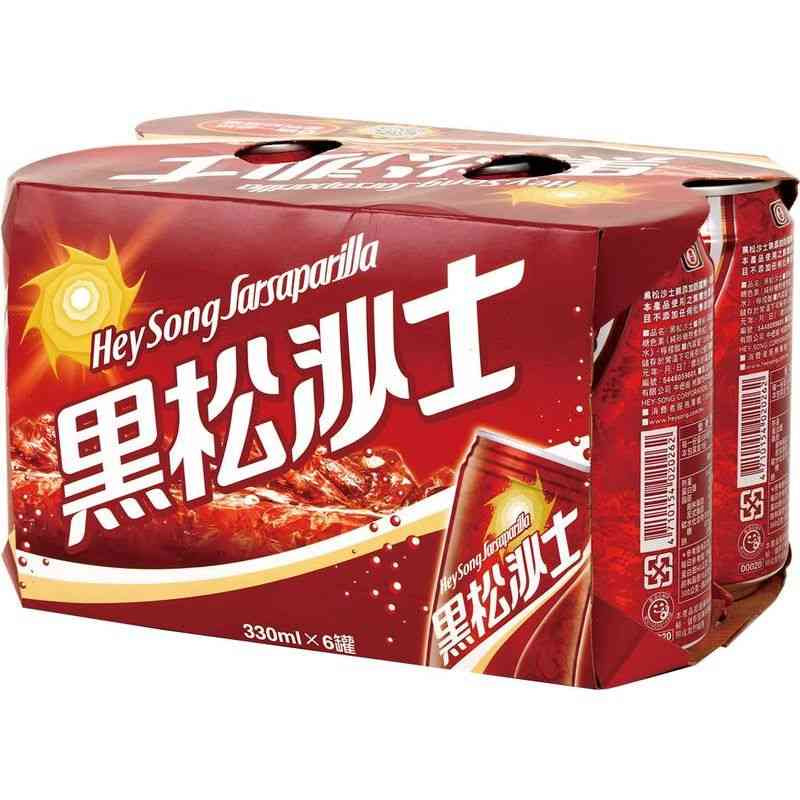 黑松沙士330mlx6