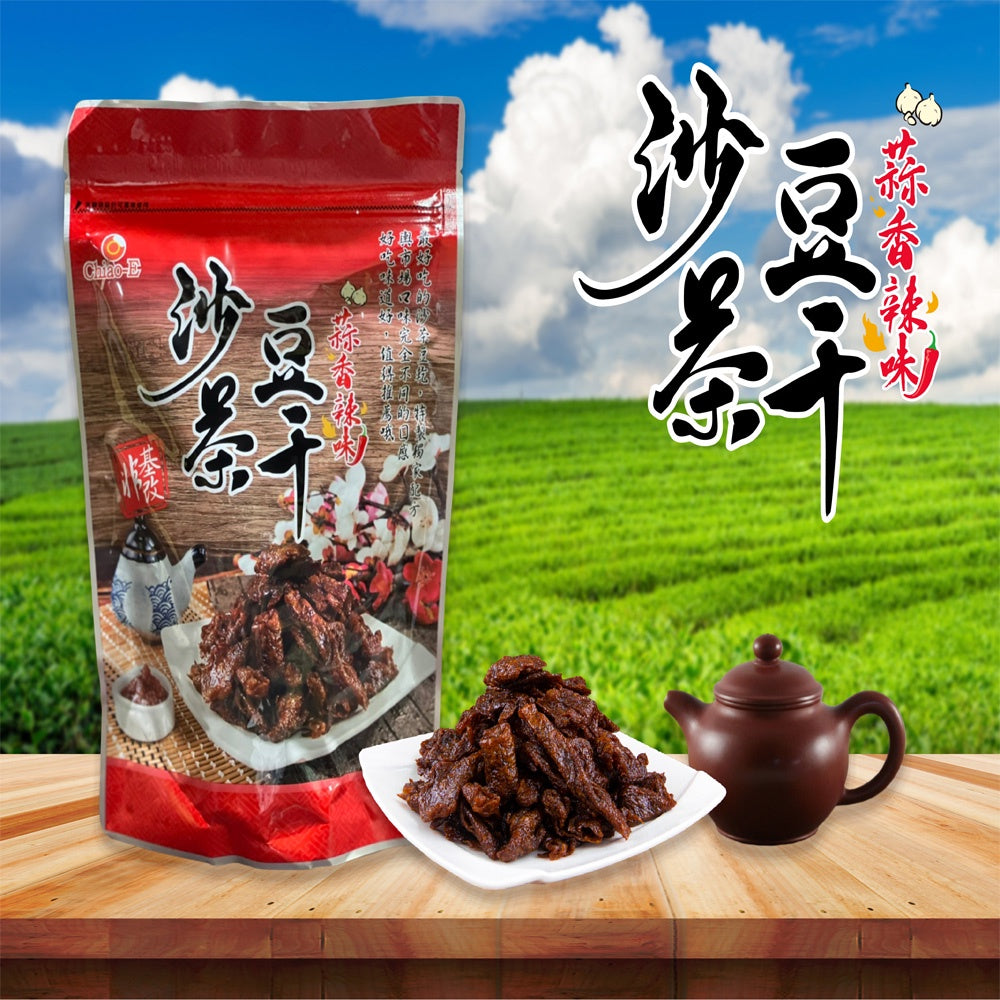 TAIWAN STYLE Chiao-E Spicy Dried Tofu DOUBO 350g巧益沙茶辣味豆干豆