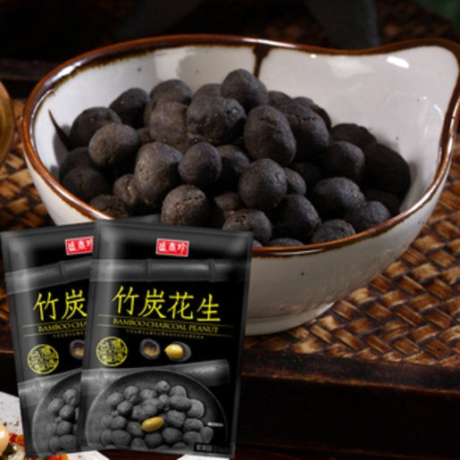 TAIWAN BAMBOO CHARCOL PEANUT《盛香珍》竹炭花生 90g (包)