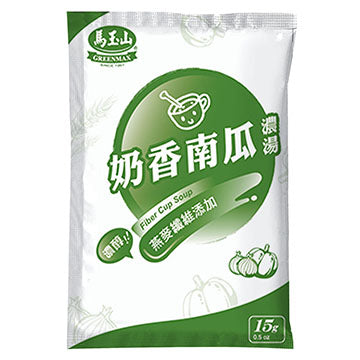 TAIWAN GREENMAX INSTANT SOUPS 3 FLAVORS 3 PKTS《馬玉山》即食沖泡濃湯(3入) 奶香南瓜／奶油蘑菇／奶油玉米 三盒一組