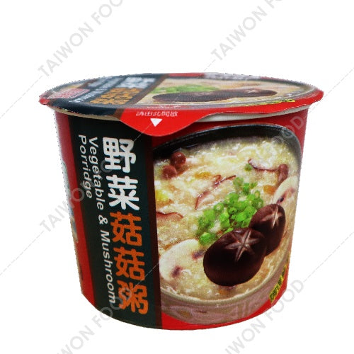 TAIWAN Instant Gruel - Mushroom & Vegetable 野菜菇菇粥 47g
