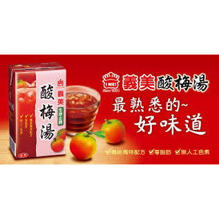 TAIWAN - I MEI - PLUM DRINK - 義美酸梅湯 250mlx6入