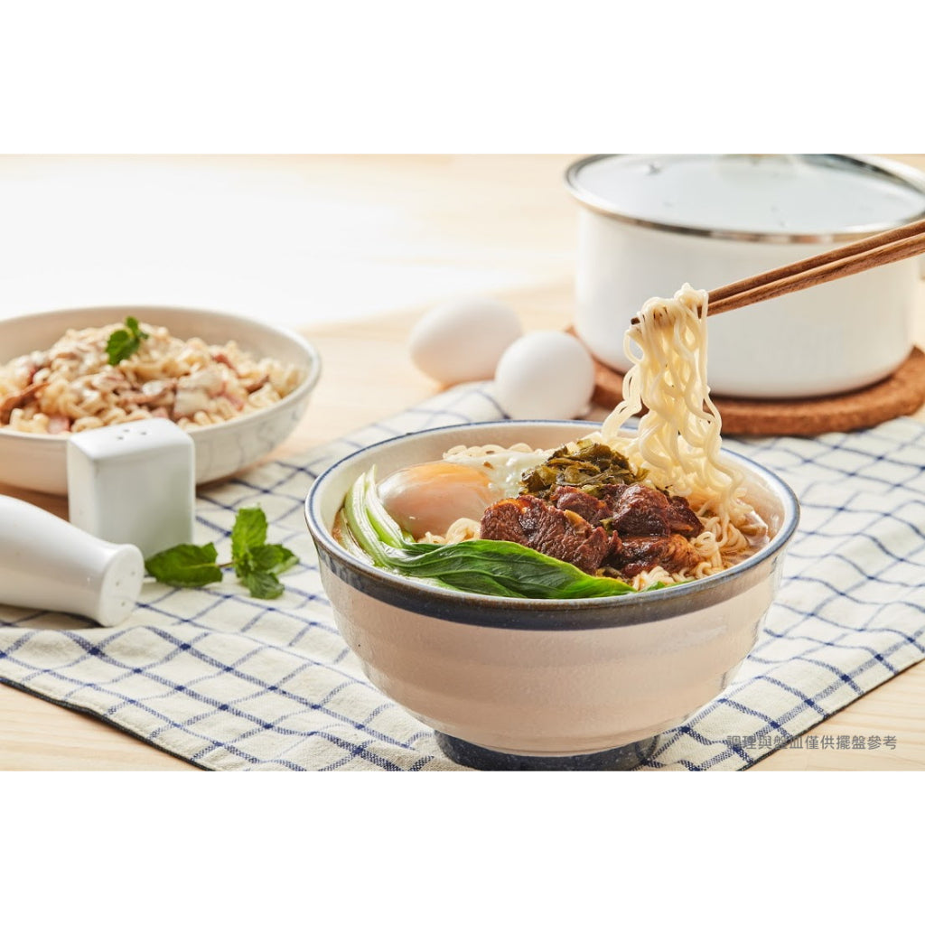 TAIWAN - TTL -  Hua Diao Beef with Sauerkraut Instant Noodles - 台酒花雕酸菜牛肉麵 200gx3packs/bag
