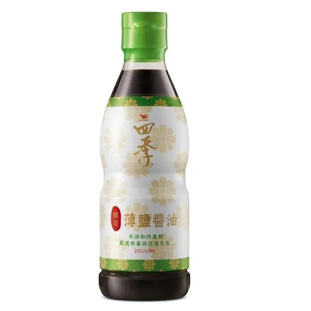 TAIWAN - LESS SODIUM SOY SAUCE - 統一四季 - 釀造薄鹽醬油 395ml