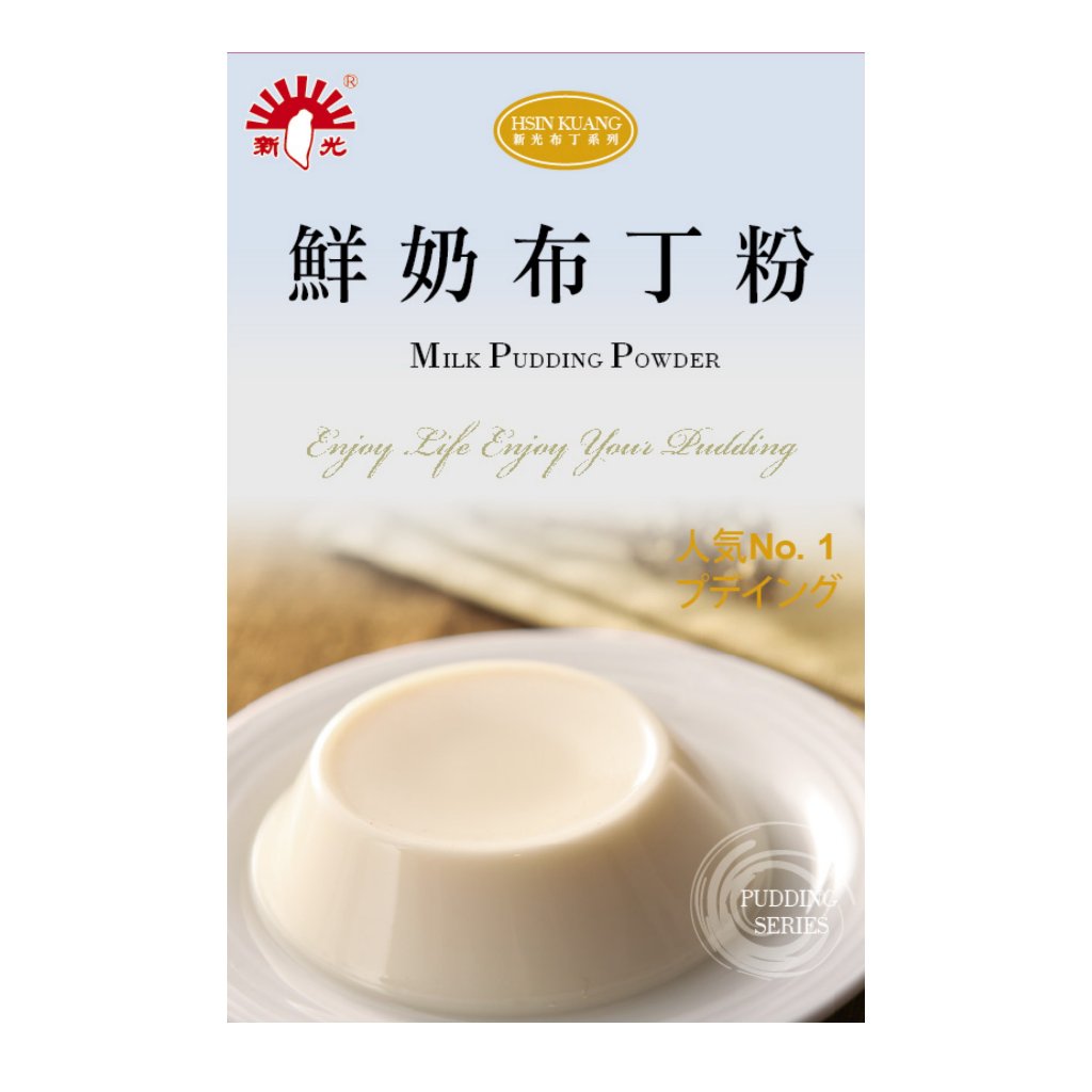 TAIWAN - Milk Pudding Powder - 新光 - 鮮奶布丁粉100g/pack