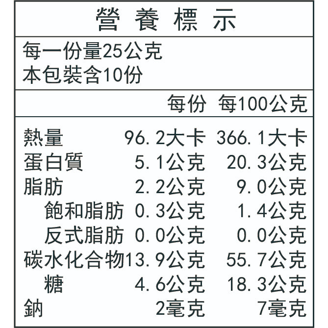 薌園黑五穀豆漿 - (25gx10入)/Bag TAIWAN - Sweet Garden - BLACK GRAINS SOYBEAN DRINK