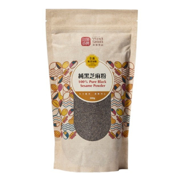 TAIWAN - BLACK SESAME POWDER - 台湾源順纯正純黑芝麻粉 無糖 400g/pack