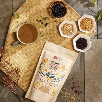 TAWIAN - 100% PURE BLACK BEAN MULTIGRIAN POWDER - 源順黑豆五穀粉 無添加糖 500g/pack