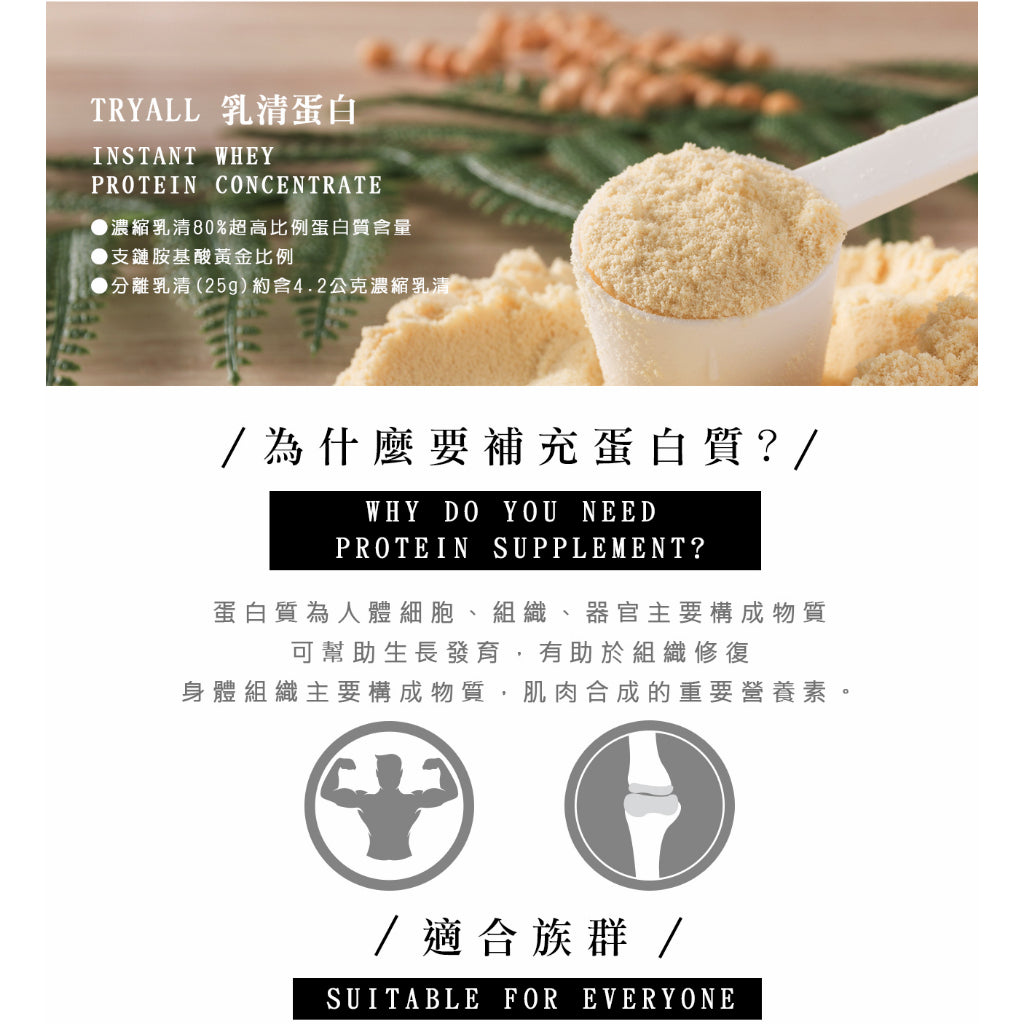 TAIWAN - Sweet Garden TWIN PROTEIN SOYBEAN MILK POWDER - 薌園無加糖乳清豆漿粉 400g/Can