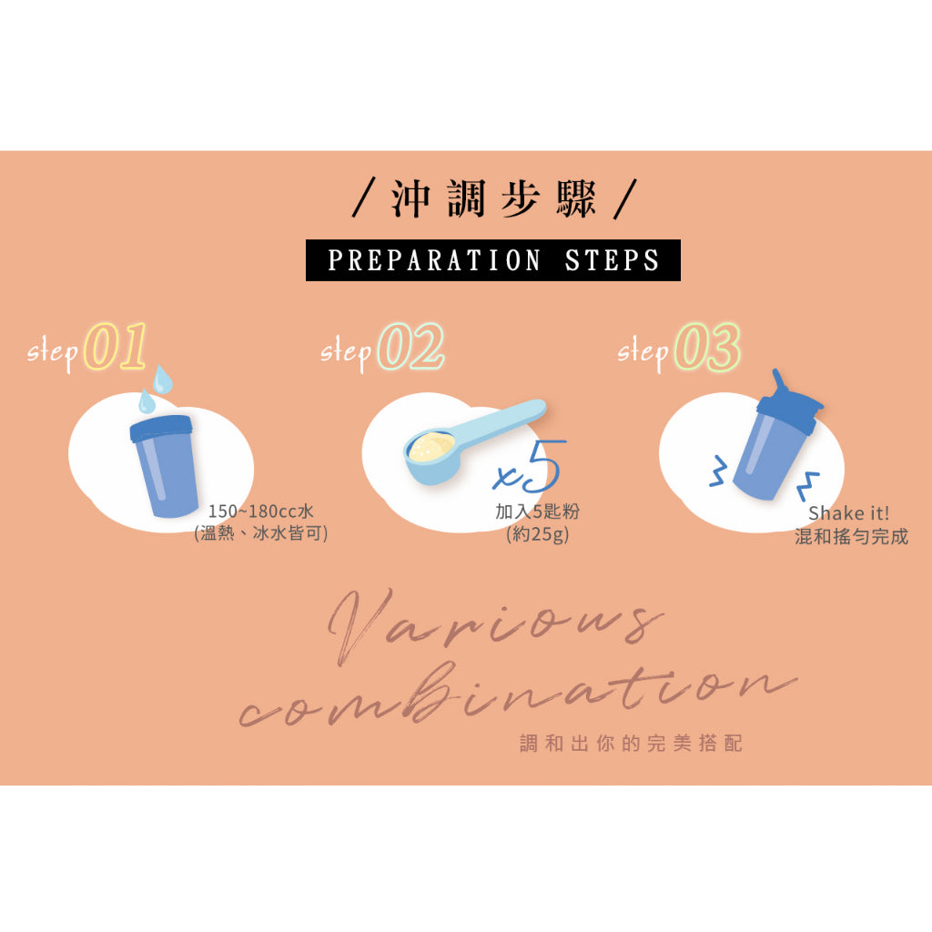 TAIWAN - Sweet Garden TWIN PROTEIN SOYBEAN MILK POWDER - 薌園無加糖乳清豆漿粉 400g/Can