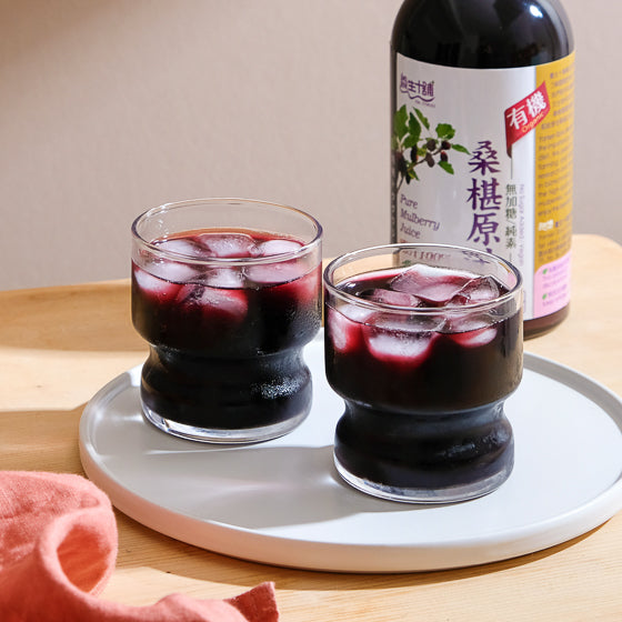 TAIWAN ORGANIC PURE MULBERRY JUICE 100% (no sugar added) 養生十舖有機桑椹原汁(無加糖) 520ml