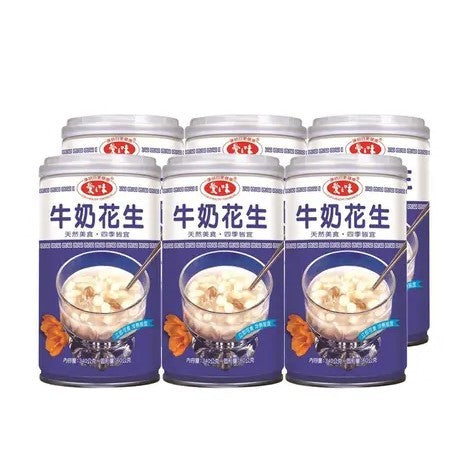 TAIWAN - MILK PEANUT SOUP - 愛之味牛奶花生 340gx6bottles