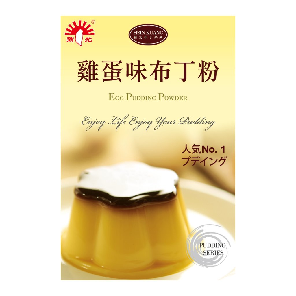 TAIWAN - Egg Flavor Pudding Powder - 新光 - 雞蛋味布丁粉100g/pack