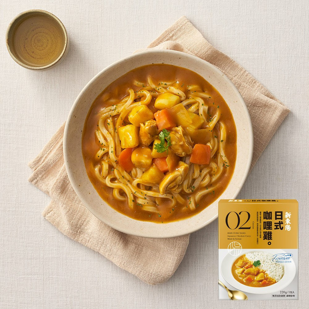 TAIWAN CURRY CHCKEN GRAVY 新東陽日式咖哩雞調理包220g