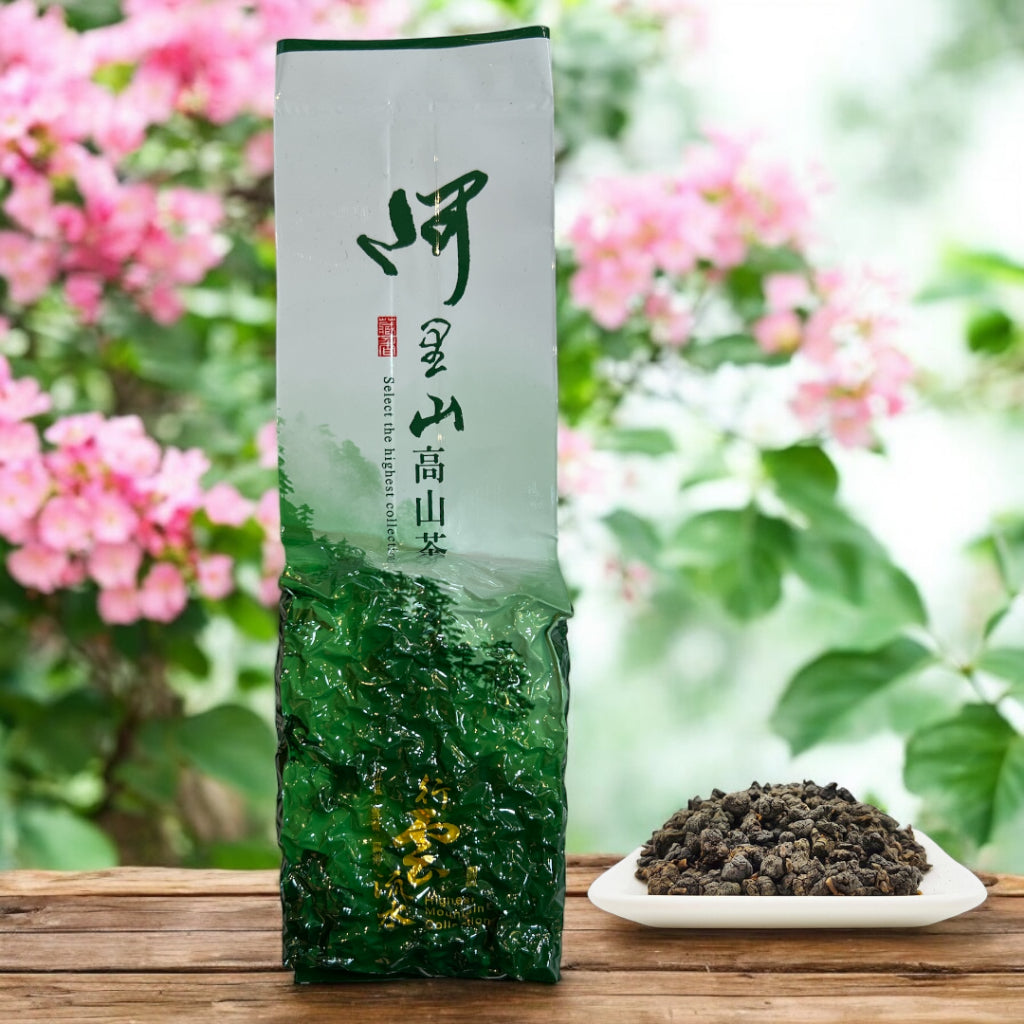 台湾严选高山乌龙茶（春茶）清香浓郁 喉韵甘甜Taiwan High Moutain Oolong Tea(Tea Leaf)