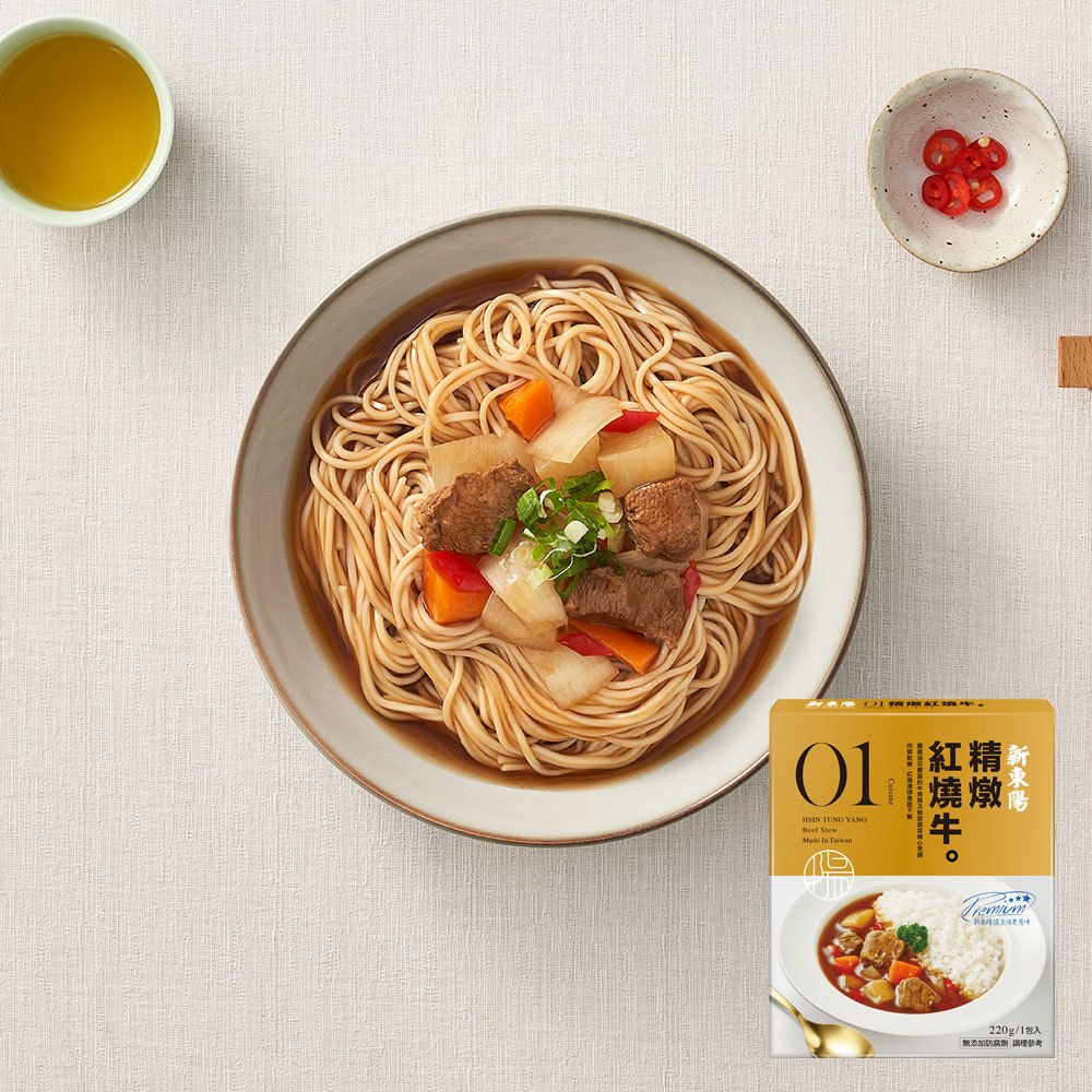 TAIWAN BEEF NOODLE GRAVY 新東陽精燉紅燒牛調理包220g