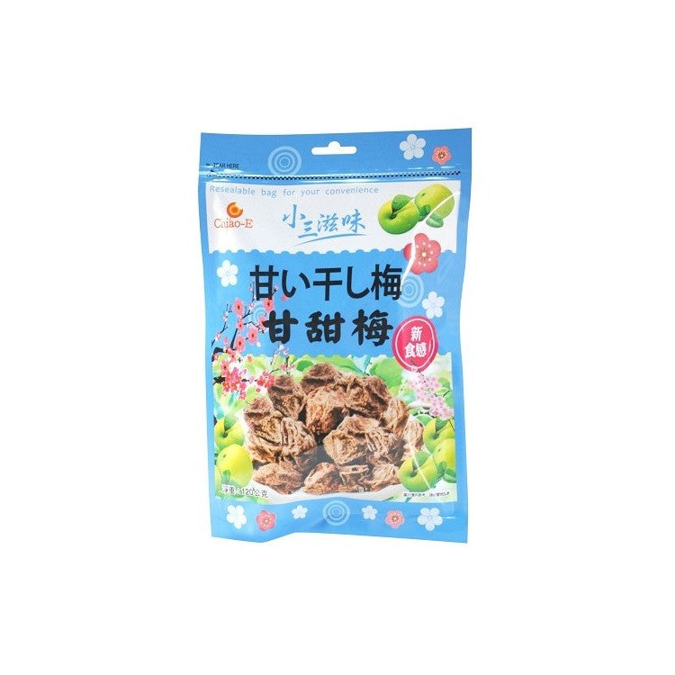 TAIWAN PREMIUM DRIED PLUM LIGHT SWEET台湾巧益小三滋味甘甜梅 酸甜适中 即食泡水两相宜120g