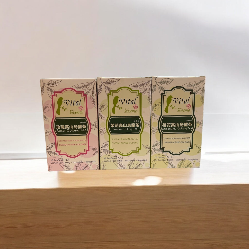 Taiwan Alpine Oolong Tea / premium grade /Rose Note 15 Tea bags 台湾阿里山茶（高山乌龙）之 玫瑰跳动