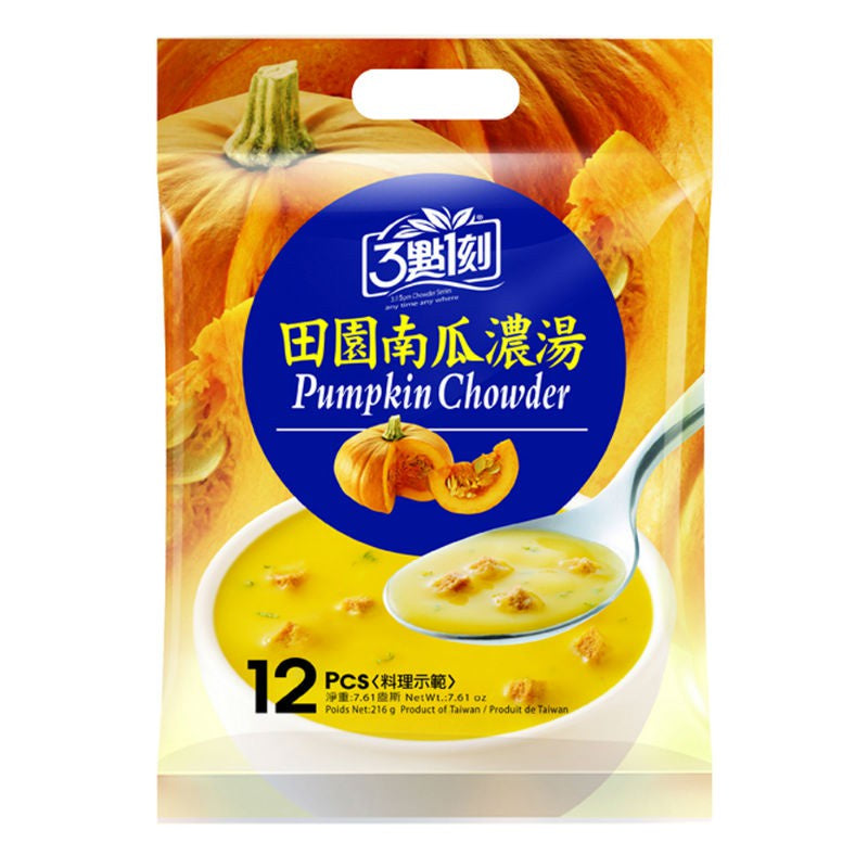TAWIAN 3:15 CRAB MEAT INSTANT SOUP 3點1刻香蟹風味濃湯-15gx12