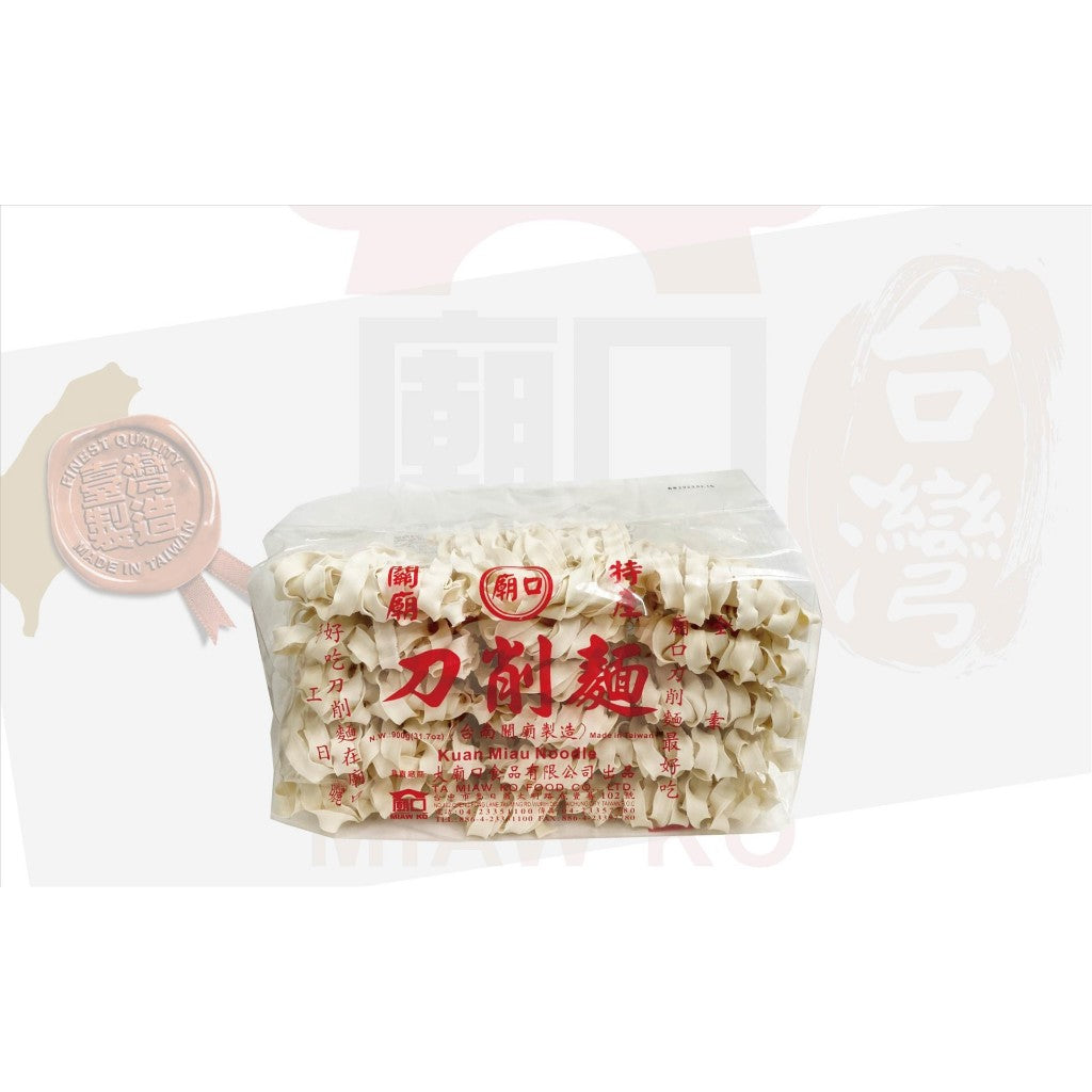 TAIWAN PREMIUM DAO XIAO MEE 台湾廟口 關廟面 之 刀削麵900克